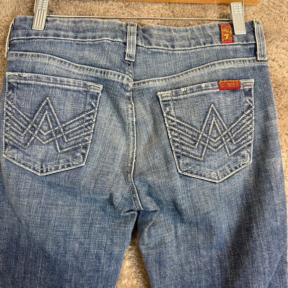 7 for all Mankind A Pocket Jeans size 26 Bootcut Boot Cut - Picture 5 of 15